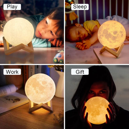 LED Moon Lamp Night Light