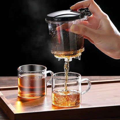 One-Click Glass Teapot