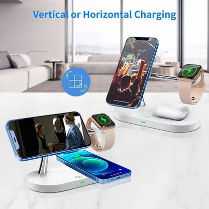 3 in 1 Wireless Magnetic Charger Stand