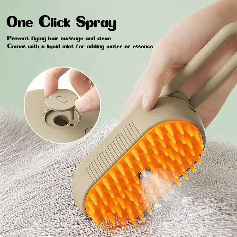 Steam Powered Pet Brush