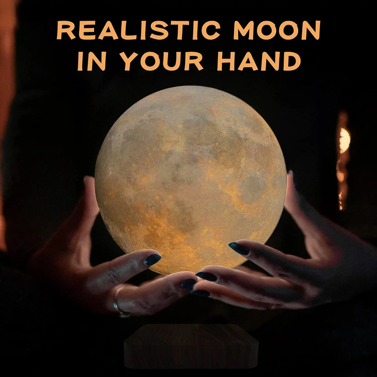 Levitating Moon Night Light