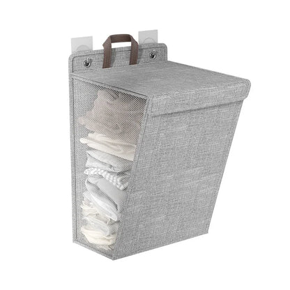 Foldable Adhesive Laundry Basket Hamper