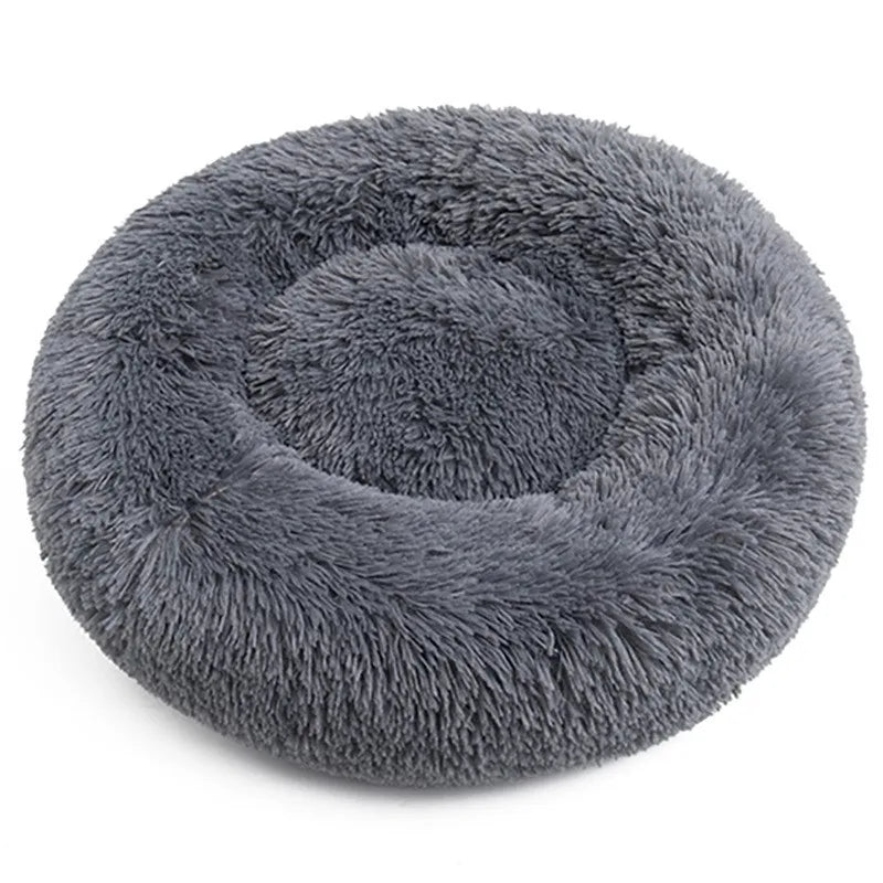 Plush Round Pet Bed