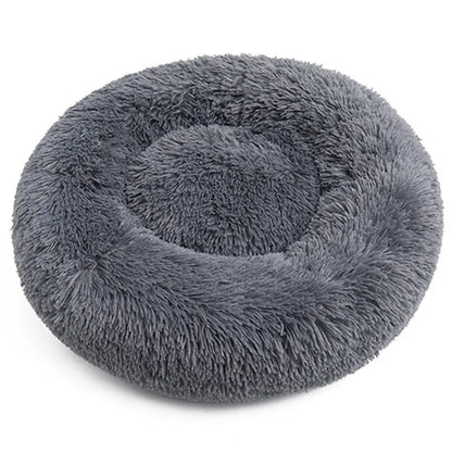 Plush Round Pet Bed