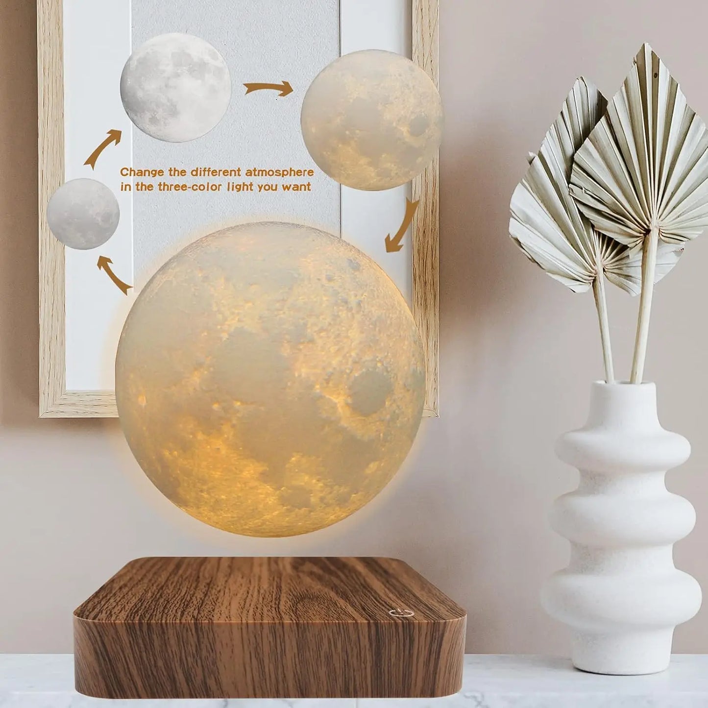 Levitating Moon Night Light